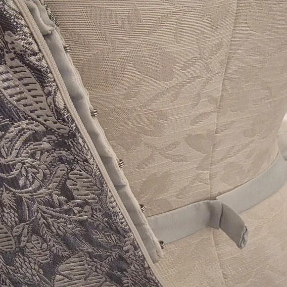 Badgley Mischka Designer Evening Mini Midi 3-Piece Belted Set Dress 6-Medium - Picture 8 of 9